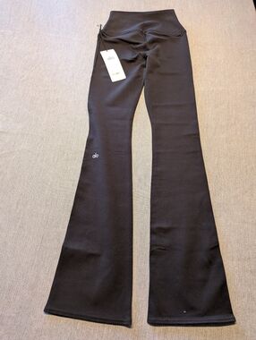 Alo Airbrush High-Waist Flutter Legging bootcut pants XS NWT